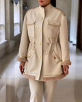 Zoe Cream Military Jacket